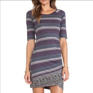 Intimately Free People Mini Dress Aztec Type Print